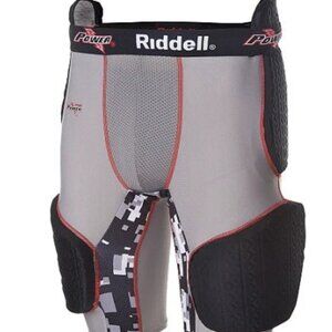 Riddell Men's Power Recon Five-Piece Padded Football Girdle XXL